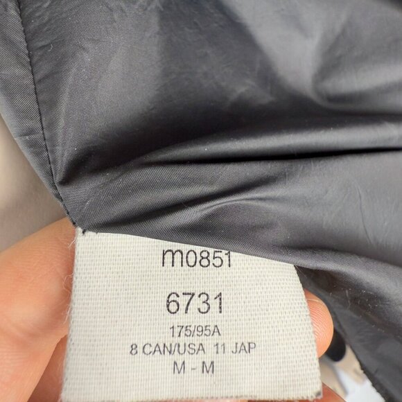 M0851 Cotton Coated Contemporary Désigner Black‎ Blazer Size M - Picture 6 of 9